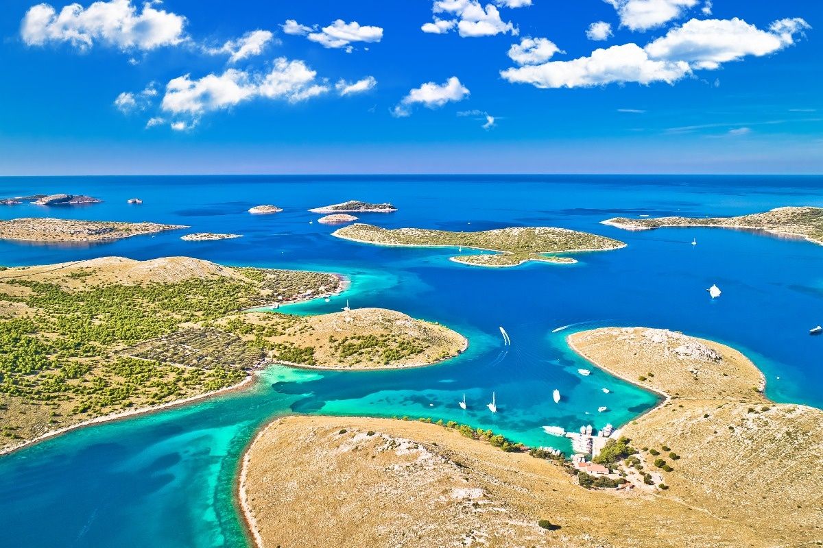 Kornati eiland varen in kroatie dalmatie
